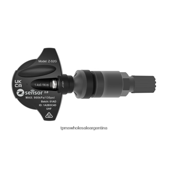 Sensor TPMS Precio 80FBF253 | Holden oe sensor tpms de repuesto - oe p/n 95712232, 13598773 frecuencia 433mhz vástago de válvula de metal - gris oscuro