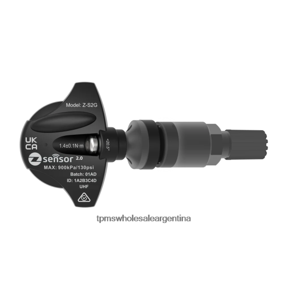 Sensor De Presión De Neumáticos 80FBF2173 | sensor tpms de repuesto oe de rolls-royce - oe p/n 36106790054 frecuencia 433mhz vástago de válvula de metal - gris oscuro